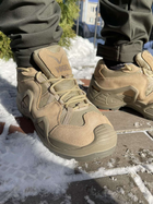 Чоловічі Замшеві Кросівки VOGEL з мембраною / Демісезонне взуття у пісочному кольорі розмір 41 - зображення 4