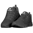 Легкие сетчатые кроссовки с PVC накладками / Летняя обувь на протекторной подошве черные размер 44 - изображение 1