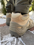 Чоловічі Замшеві Кросівки VOGEL з мембраною / Демісезонне взуття у пісочному кольорі розмір 40 - зображення 5