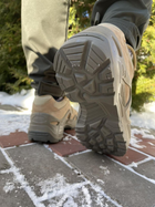 Замшевые мужские Кроссовки VOGEL с мембраной / Демисезонная обувь в песочном цвете размер 43 - изображение 6
