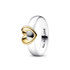 Серебряное кольцо "Все ради любви" 162504C00 58.