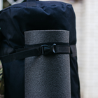 Тактическая сумка-баул 100л армейская Оксфорд черный с креплением для каремата и саперной лопаты. - изображение 5