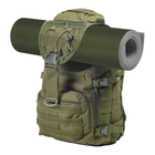 Рюкзак 30 л Cordura 1000D с дышащей спинкой / Походный Ранец с системой Molle олива 45х30х25 см - изображение 4