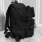 Рюкзак Cordura 800D 44х25х28 см / Влагозащищенный Ранец с системой Molle черный - изображение 4