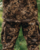 Утепленные мужские брюки SoftShell на флисе / Брюки пиксель размер 3XL - изображение 3