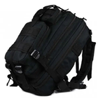 Рюкзак 25 л Cordura 1000D черный / Водонепроницаемый ранец с большим количеством карманов 50x30x25см - изображение 4