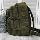 Водонепроницаемый Рюкзак Mil-tec Assault 36л с системой Molle / Прочный Рюкзак олива 53х29х28 см - изображение 5
