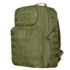 Рюкзак 40л Oxford 900D TPU с системой Molle / Водонепроницаемый Ранец олива 46х33х26 см - изображение 1