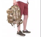 Вмісткий компактний Рюкзак з легкою модульною системою 30л / Похідний Ранець мультикам 42х23х20 см - зображення 6