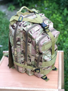 Вместительный компактный рюкзак с легкой модульной системой 30л / производный ранец мультикам 42х23х20 см - изображение 8