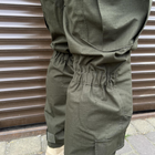 Чоловічі щільні Штани з Наколінниками у комплекті / Міцні Брюки із 8-ма кишенями ріп-стоп хакі розмір L - зображення 3