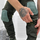 Чоловічі щільні Штани Logos з Наколінниками у комплекті / Міцні Брюки ріп-стоп олива розмір M - зображення 4