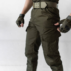 Мужские Брюки Рип-стоп с карманами под наколенники / Брюки со средней посадкой хаки размер M - изображение 2