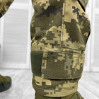 Крепкие мужские Штаны с наколенниками / Плотные Брюки рип-стоп пиксель размер L - изображение 7