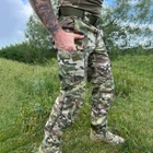 Чоловічі міцні Штани «Кайман» із накладними кишенями / Щільні Брюки ріп-стоп мультикам розмір XL - зображення 3