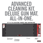 Набір для чищення зброї Real Avid Master Cleaning Station - Universal калібру 0.22-0.45, 20/12 GA з килимком - зображення 2
