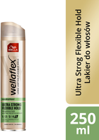 Lakier do włosów Wella Wellaflex Ultra Strong Flexible Hold 250 ml (4056800114047) - obraz 6