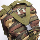 Мужской универсальный тактический рюкзак на две лямки 25 л хаки - изображение 8