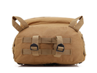 Мужской универсальный тактический рюкзак на две лямки 35 л цвет койот - изображение 4
