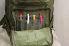 Мужской универсальный тактический рюкзак на две лямки 25 л цвет оливковый - изображение 5