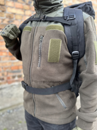 Армейский походный рюкзак на плечи 70 л черный - изображение 6