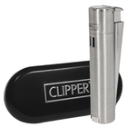 Запальничка металева Clipper Metal турбо полум'я Silver