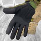 Плотные Перчатки Mechanix M-pact с усиленными накладками и антискользящим покрытием олива размер 2XL - изображение 3