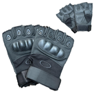 Перчатки с открытыми пальцами и косточками черные размер XL - изображение 1