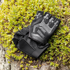 Плотные беспалые Перчатки Mechanix с защитными резиновыми накладками черные размер универсальный - изображение 7