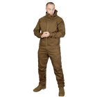 Мужской крепкий Костюм Куртка с капюшоном + Брюки / Полевая форма CamoTec Stalker Canvas 3.0 койот размер M - изображение 2
