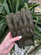Сенсорные перчатки с закрытыми пальцами и косточками олива размер XL - изображение 4