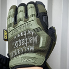 Плотные перчатки M-Pact с защитными пластиковыми накладками хаки размер L - изображение 7