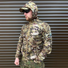 Чоловіча літня Куртка Pave-Hawk із липучками під шеврони / Легка Вітровка з капюшоном мультикам розмір 3XL - зображення 2