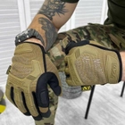 Плотные перчатки Mechanix Start с защитными резиновыми накладками койот размер 2XL - изображение 1