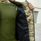 Легкая Мужская Куртка зеленый пиксель / Удлиненная Ветровка размер M - изображение 7