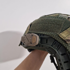 Компактний Ліхтар із кріпленням на шолом / Налобний Ліхтарик койот - зображення 3