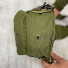 Нагрудная сумка "Triada" Cordura 1000D / Однолямный рюкзак хаки размер 19х27х10 см - изображение 3