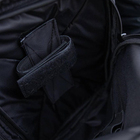 Мужская нагрудная сумка-месседжер Cordura 1000D с 6 карманами / Слинг с регулируемым ремнем черный - изображение 8