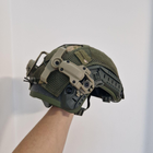 Крепкие Адаптеры для крепления активных наушников SORDIN на шлем олива 10х15 см - изображение 3