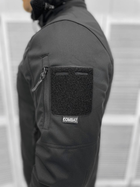 Мужская зимняя Куртка Combat Soft Shell черная размер L - изображение 3