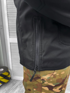 Мужская зимняя Куртка Combat Soft Shell черная размер 2XL - изображение 4