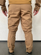 Військові штани з наколінниками ріп-стоп койот XXL - зображення 5