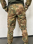 Літні штани військові мультикам із наколінниками ріп-стоп XXL - зображення 4