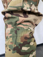 Літні штани військові мультикам із наколінниками ріп-стоп L - зображення 9