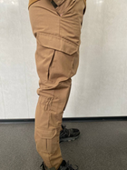 Військові штани з наколінниками ріп-стоп койот XXXL - зображення 3
