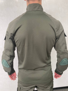 Бойова сорочка олива з налокітниками для НГУ, ЗСУ рип-стоп S - зображення 5