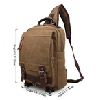Тактический мужской рюкзак Vintage Бежевый рюкзак для мужчины (206845) - изображение 4