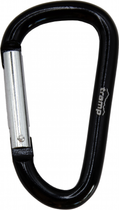 Набор алюминиевых сувенирных карабинов Tramp 10 шт 7 см без муфты black UTRA-301 (UTRA-301-black)