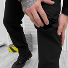 Чоловічий Костюм з кишенями під Наколінники та Налокітники / Форма Убакс + Штани чорна розмір XL - зображення 8