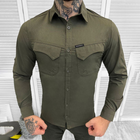 Мужская крепкая Рубашка Combat RipStop на пуговицах с карманами олива размер S - изображение 2
